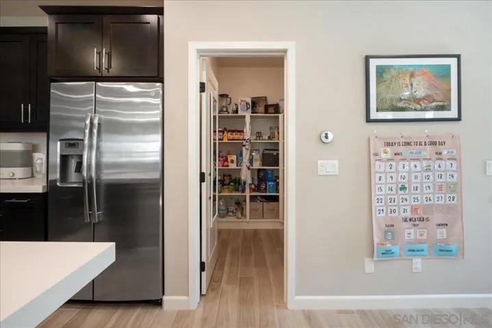 Large pantry in kitchen