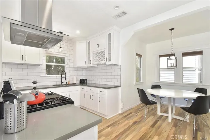 Kitchen and dining room - prior to tenants moving in