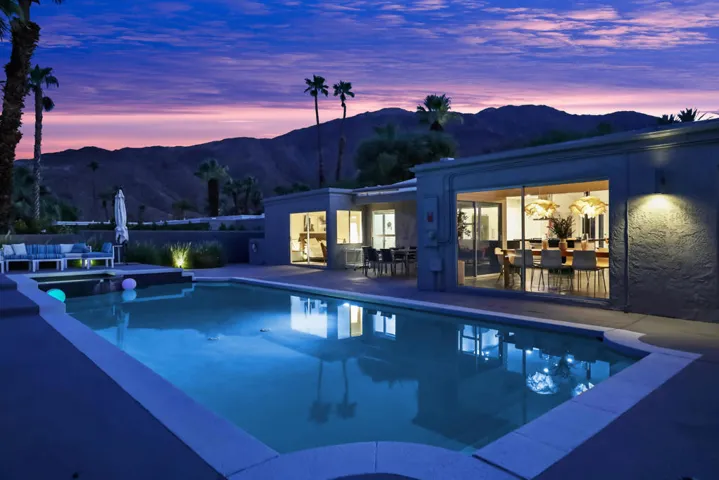 004 POOL VIEW HOME NIGHT