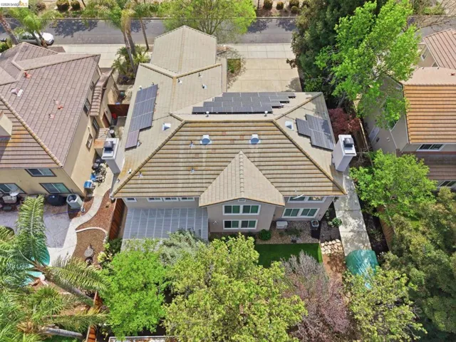 View from above of property