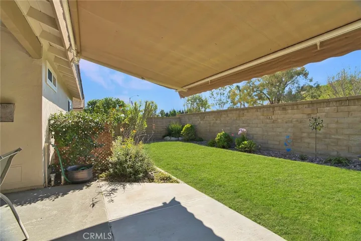 Extended power awning