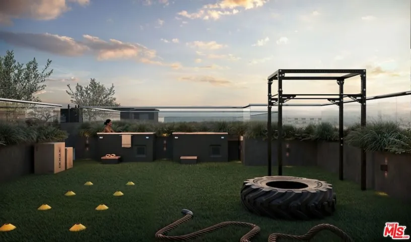 Rooftop Outdoor Gym - RENDERIN