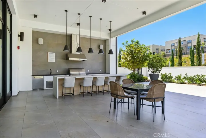 Rec Center outside seating area