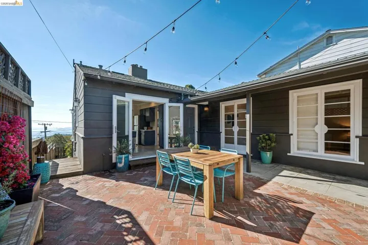 View of patio with outdoor dining space