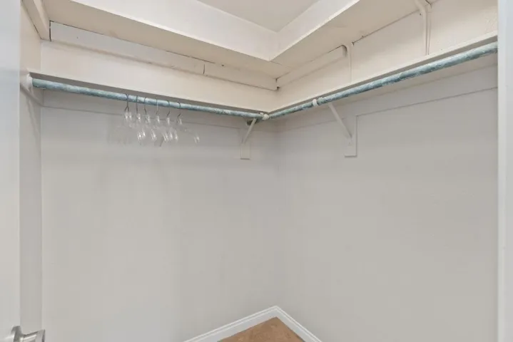 Spacious closet