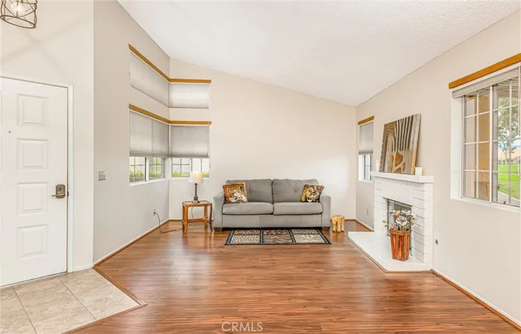 Living room view from the kitchen