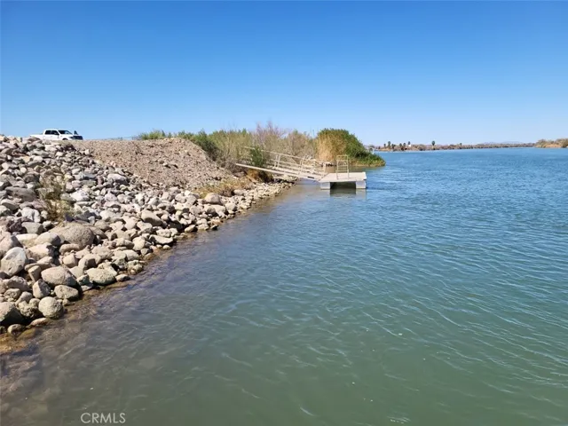 Down river view from private boat dock