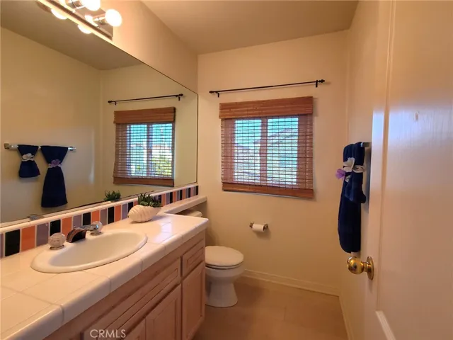 Upstairs half bath