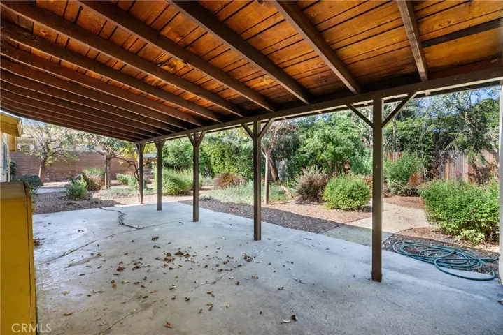 Beautiful patio off of the living room