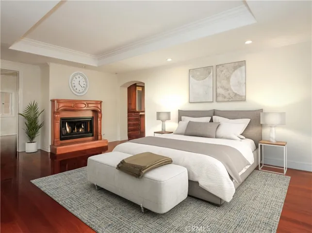 Master Bedroom - virtually staged