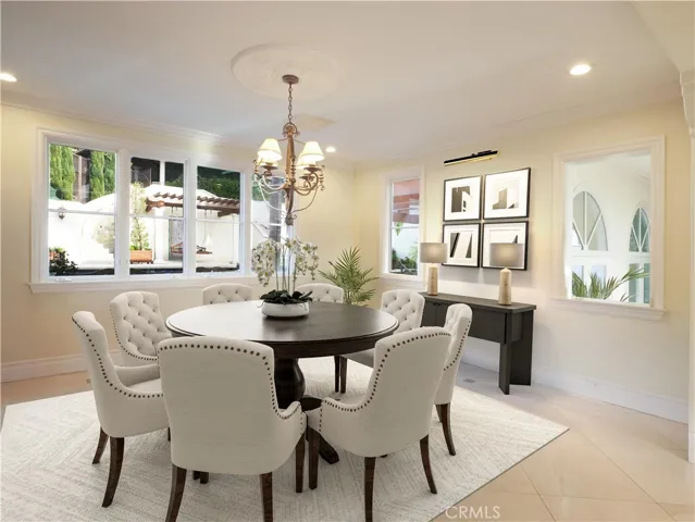 Breakfast Nook - virtually staged