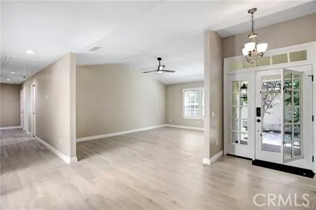 Front door living room