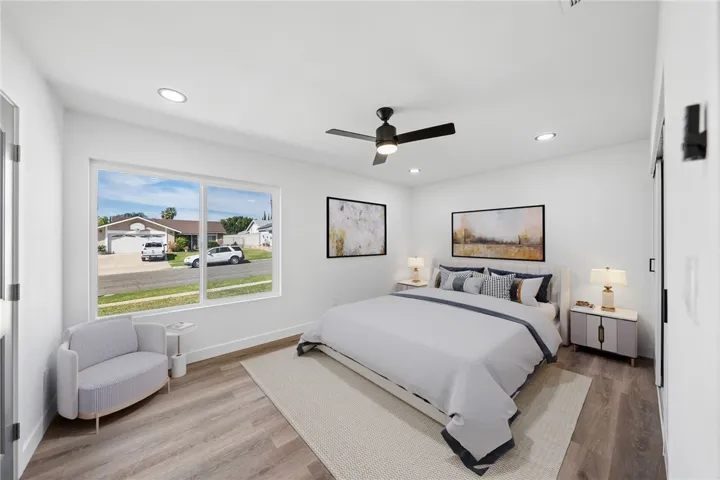 Bedroom #3 (Master bedroom) - virtually staged-