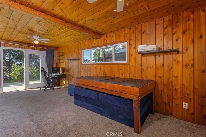 second Bedroom with beautiful wood paneling