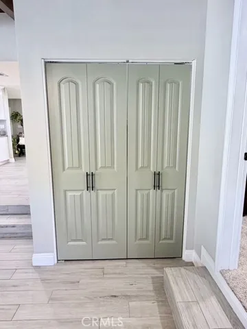 Indoor Laundry closet