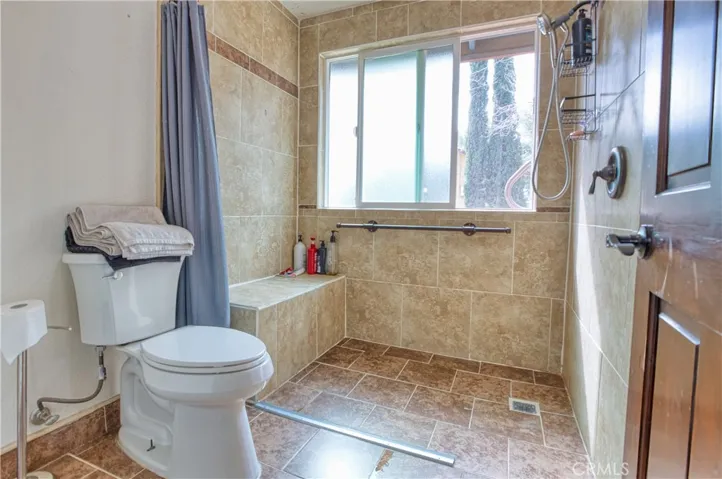 Updated bathroom , great for parents too.