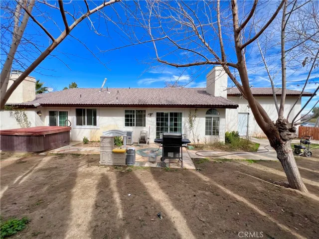 Back of property