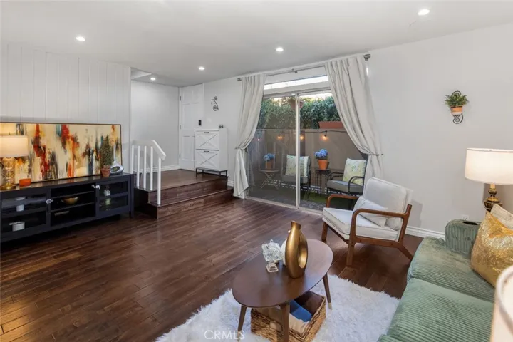 Living area opens to patio