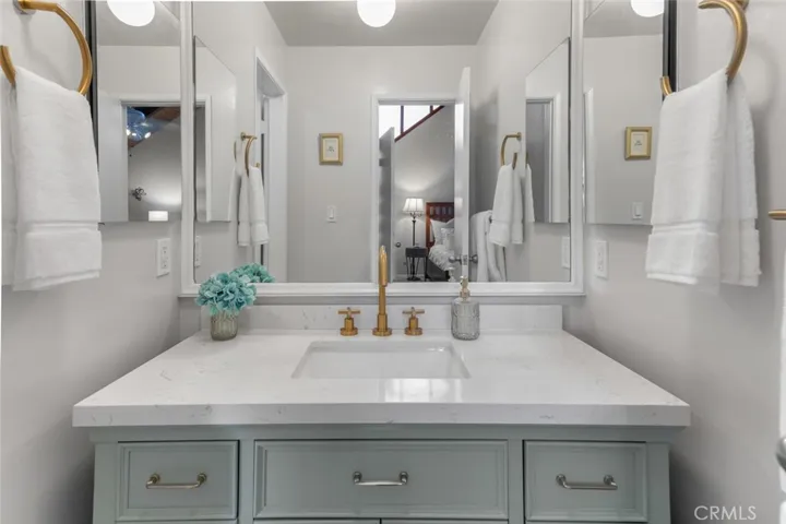 Upgraded vanity