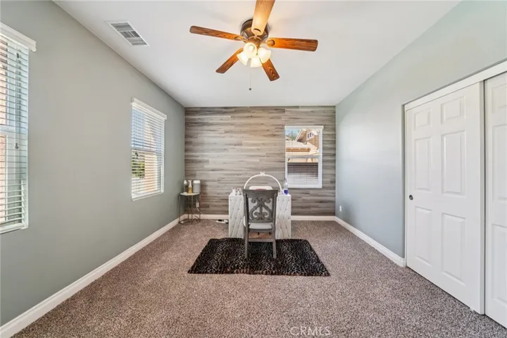 Spacious secondary bedroom with great natural light