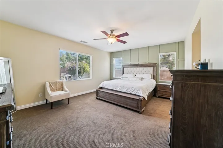 Large and comfortable primary suite designed for relaxation
