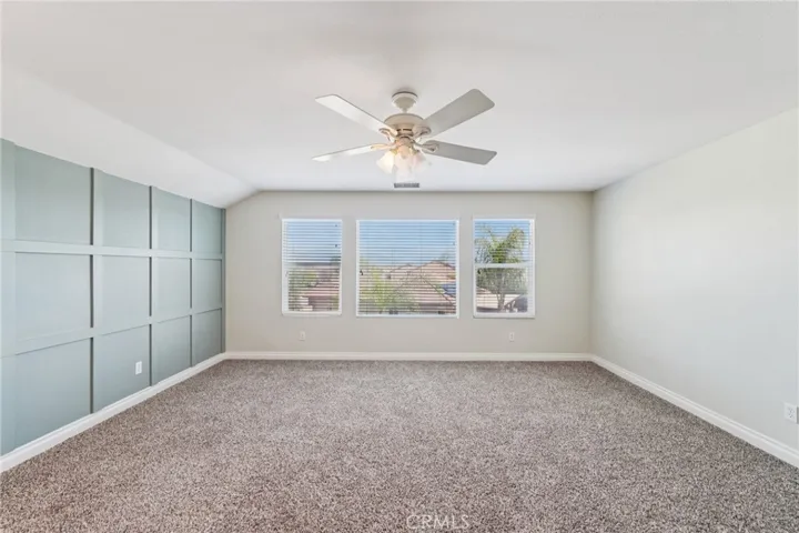 Flexible upstairs living space with bedroom, bathroom, and storage