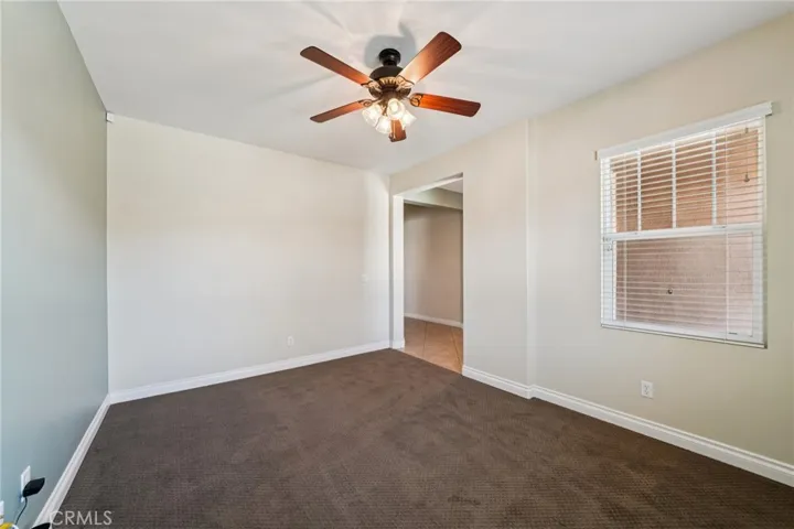 Quiet home office located at the front of the house