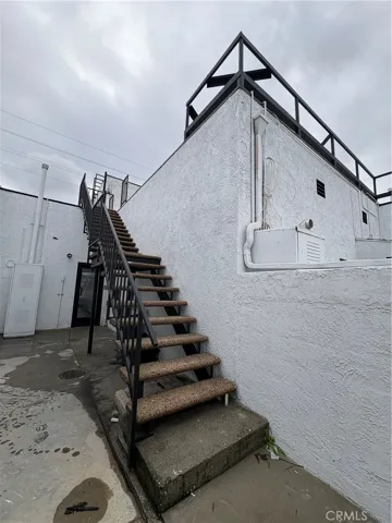 Rear entrance- Level entry is on second floor