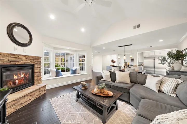 Highlighted by a beautiful bay window and a second fireplace