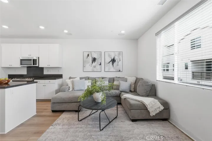 Living Room open to Kitchen