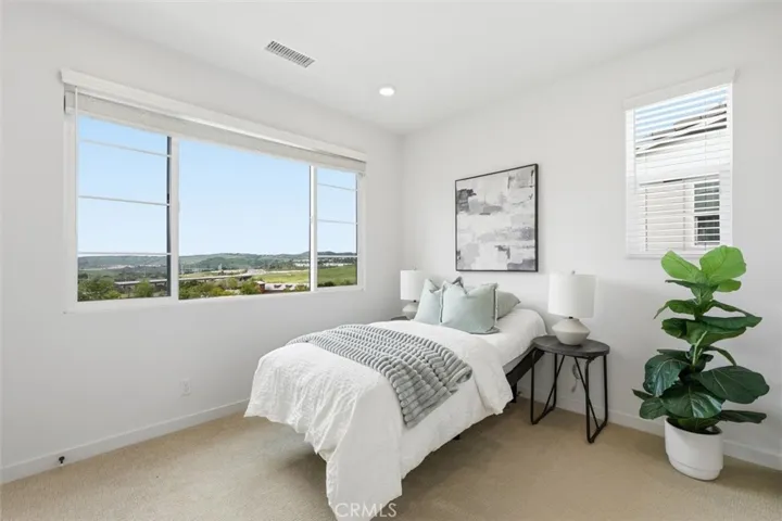 Guest bedroom with views