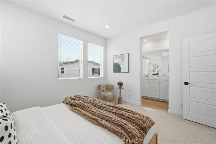 Primary bedroom and bath