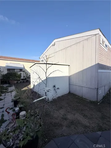 Rear yard and shed