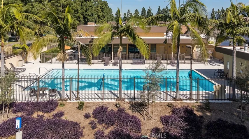 Aerial view of association pool
