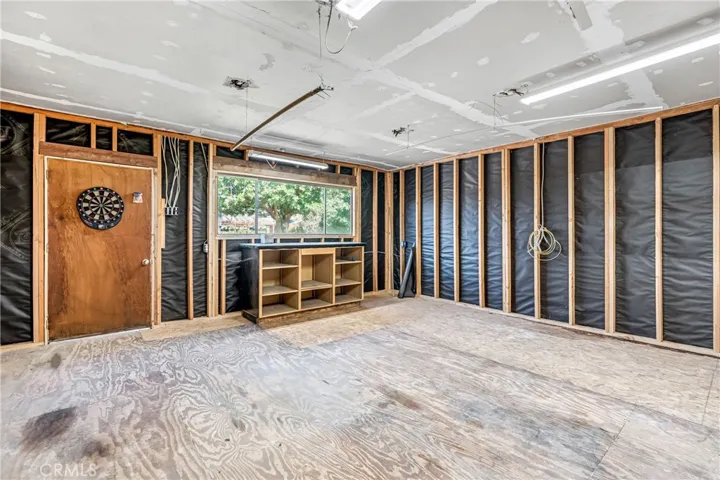Shop in rear garage