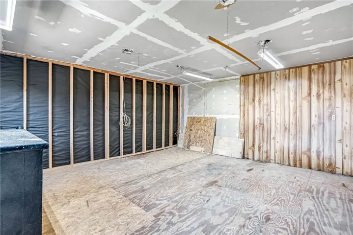 Shop in rear garage