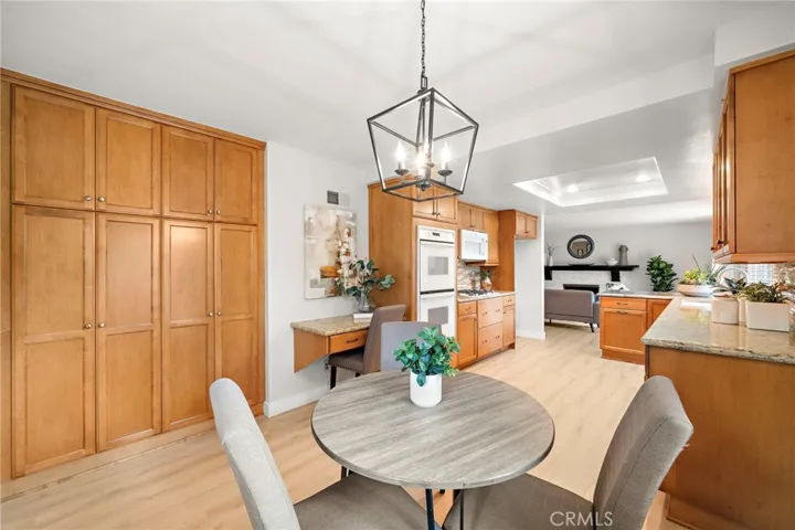 Gorgeous Chef's Kitchen with Granite Countertops and Views of the backyard