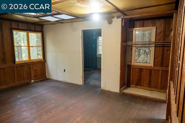 Upstairs living are adjust to three potential bedrooms