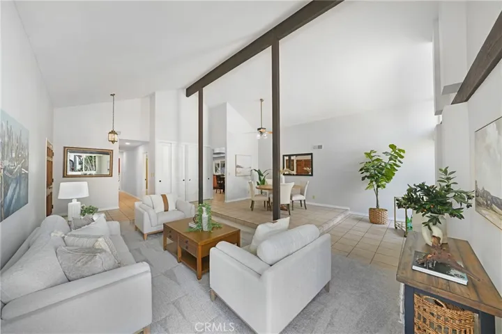 Living room, dining room