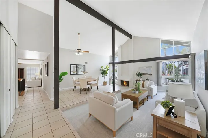 Living room, dining room