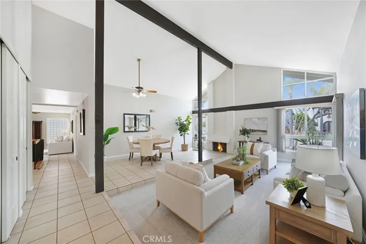 Living room, dining room