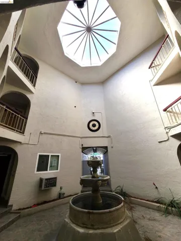 View of property featuring a wall mounted AC