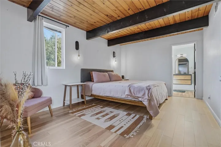 Primary bedroom with 3/4 bathroom