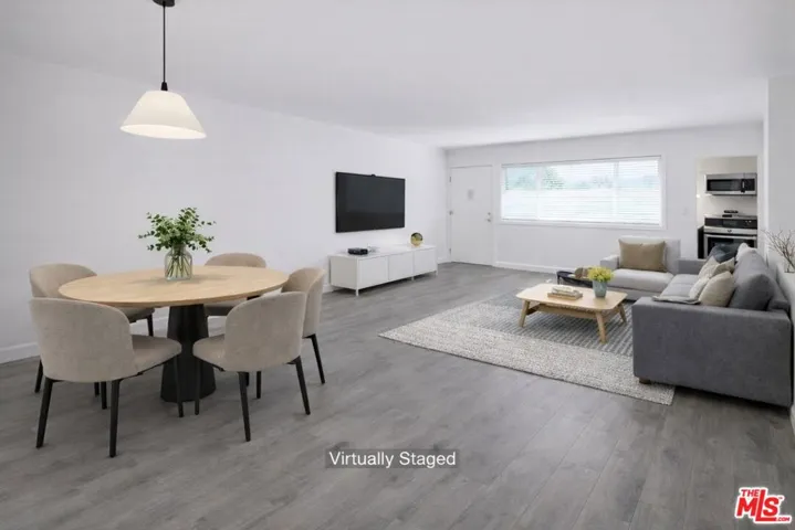 Virtually staged and modified