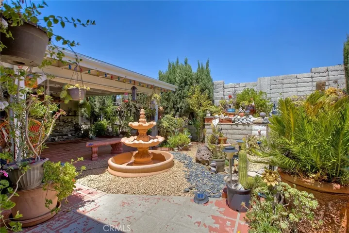 Backyard fountain