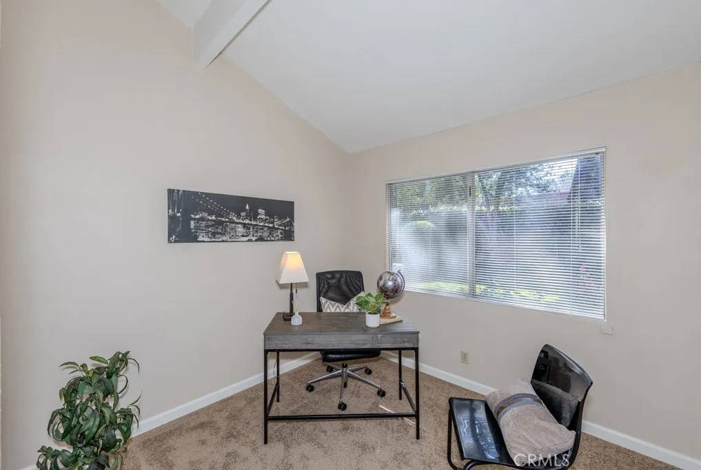 One of 4 bedrooms being shown as office