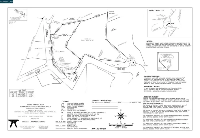 Partcel B (822 Acalanes Rd )