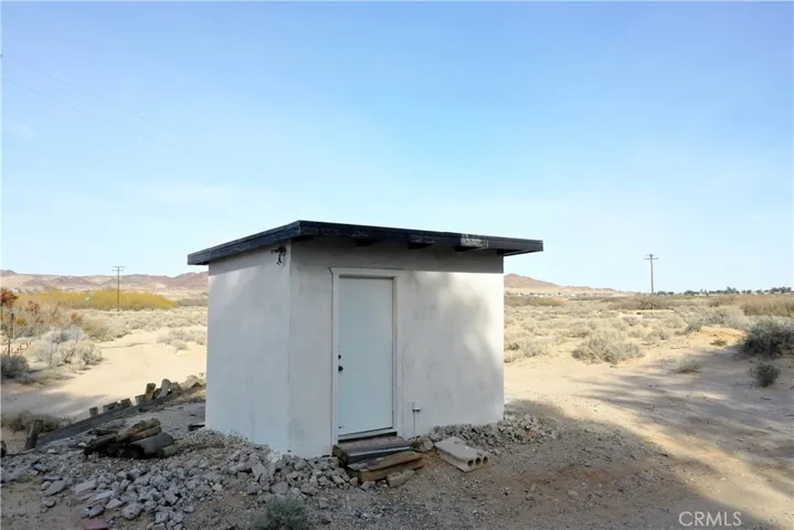 Private Well house that provides cover for the well pump and mechanics - with additional storage