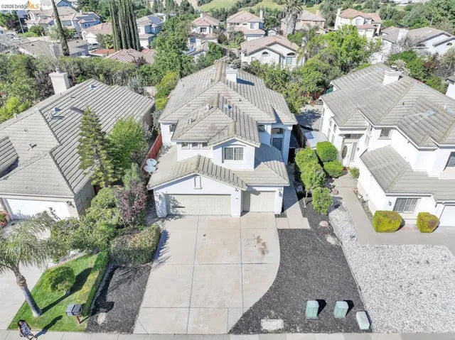 aerial perspective of suburban area