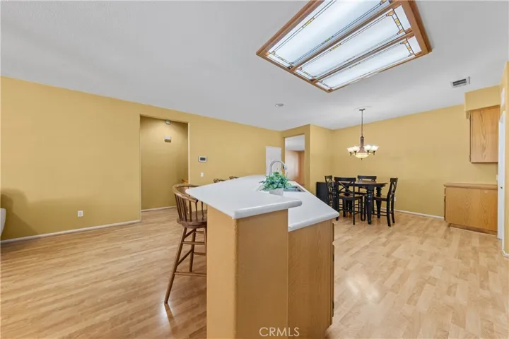 Open concept for entertainment.